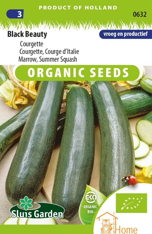 Black Beauty Courgette Zaden: Grow delicious, dark green zucchini in your own garden. Kweek heerlijke, donkergroene courgettes, perfect voor gezonde en smaakvolle gerechten