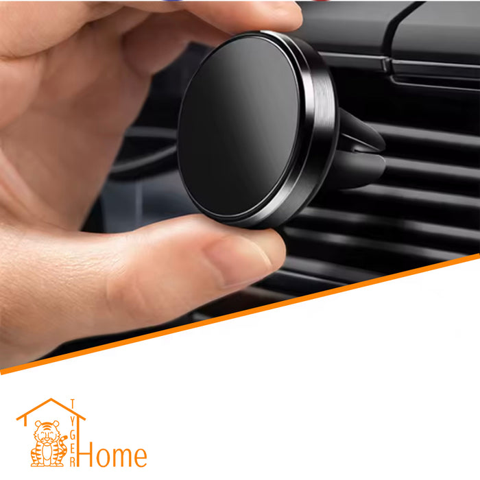 Multi-functionele Mini Sterke Magnetische Telefoon houder voor de Auto - Universal Magnetic Car Phone Holder - 360 Rotation - Compact en Draagbaar