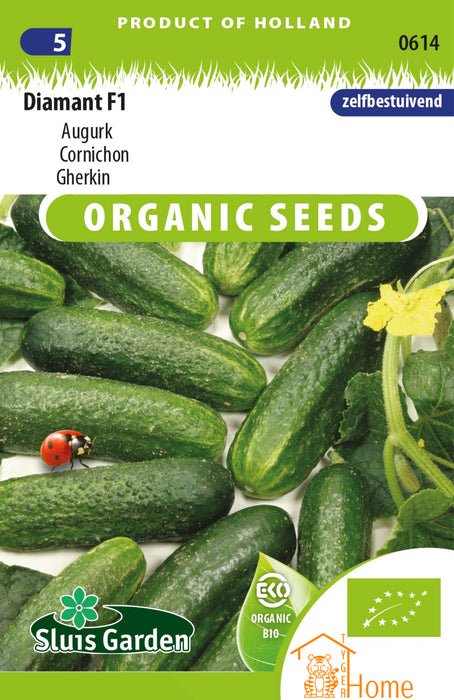 Diamant F1 Augurk Zaden: Kweek Heerlijke, Knapperige Augurken - Grow Delicious, Crunchy Pickling Cucumbers