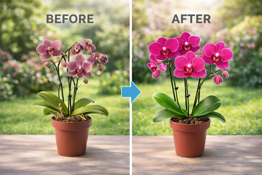 Spezielles Orchideensubstrat 5 Liter – Stark, robust und wachstumsfördernd – Für drinnen und draußen