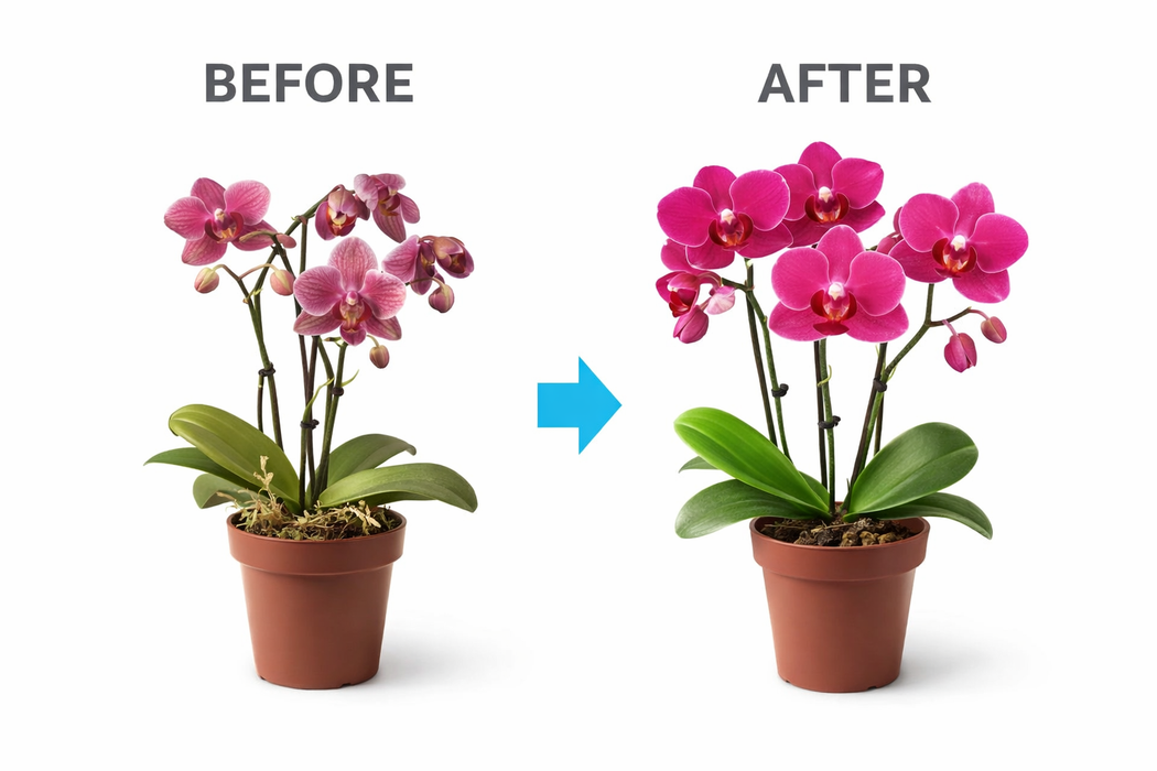 Spezielles Orchideensubstrat 5 Liter – Stark, robust und wachstumsfördernd – Für drinnen und draußen