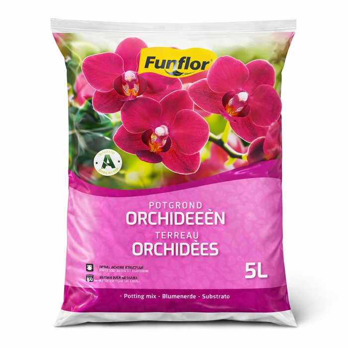 Spezielles Orchideensubstrat 5 Liter – Stark, robust und wachstumsfördernd – Für drinnen und draußen