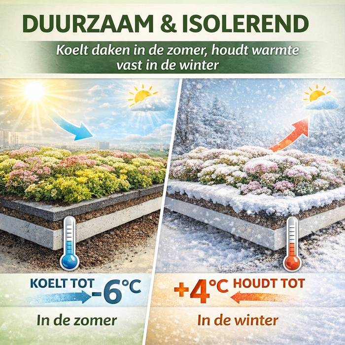 50 X stuks Sedum mix | Sierlijke bodembedekker | Vetplanten mengsel voor tuin of dak | Winterhard vaste plant zaden (kopie)