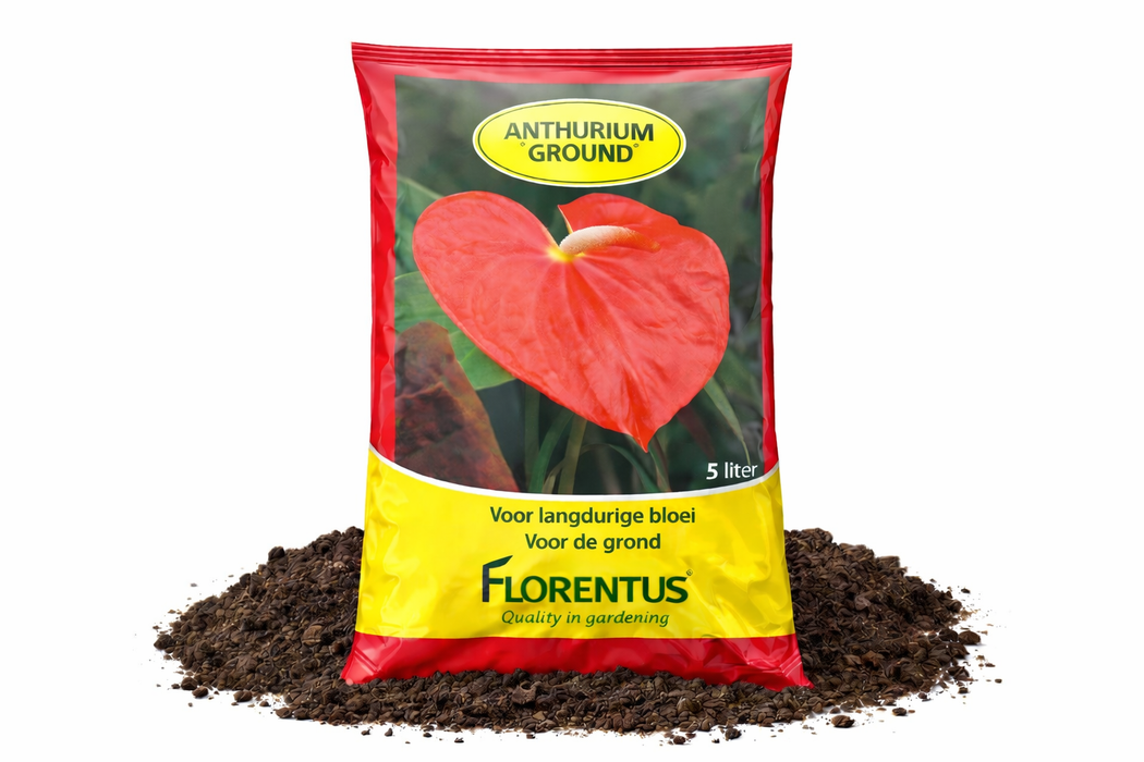 Speciaal Potgrond Substraat voor Anthurium 5 Liter – Stimuleert Langdurige Bloei – Sterke Wortels & Stevige Groei