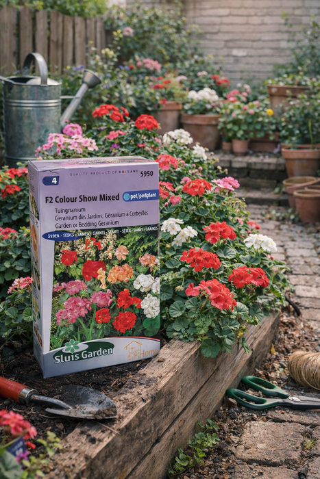 F2 Colour Cocktail Mix Vlijtig Liesje Zaden - F2 Colour Cocktail Mix Busy Lizzie Seeds - F2 Mélange Couleurs Cocktail Impatiens Graines