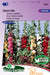 Chater's Mix Stokroos Dubbele Zaden: Kweek prachtige, dubbelbloemige stokrozen in je tuin. Grow beautiful, double-flowered hollyhocks for a stunning garden display. Cultivez de magnifiques roses trémières à fleurs doubles pour un jardin éclatant