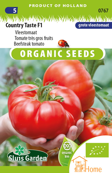 Country Taste F1 Vleestomaat Zaden: Kweek Heerlijke, Vlezige Tomaten met Rijke Smaak en Sappige Textuur - Grow Delicious, Meaty Tomatoes for Your Garden