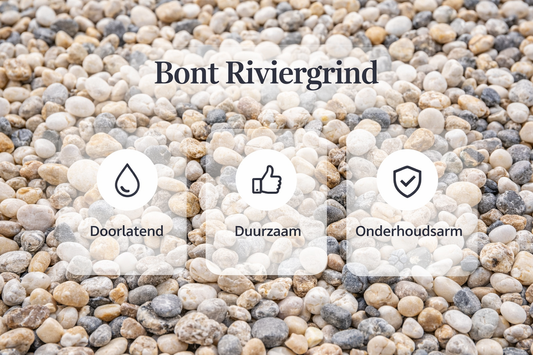Bont Riviergrind 20 kg (16-32 mm) – Voor Dakrand, Afwatering en Groendak