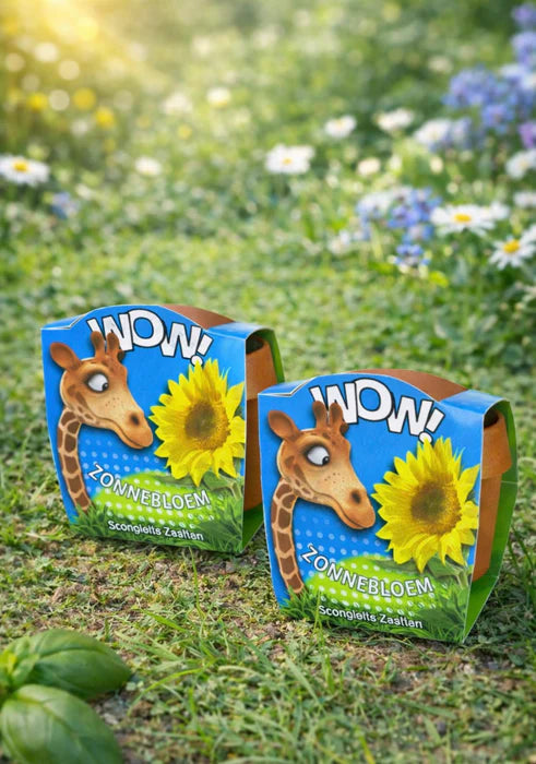 50 stuks Zonnebloem zaad in terracotta pot – Helianthus annuus