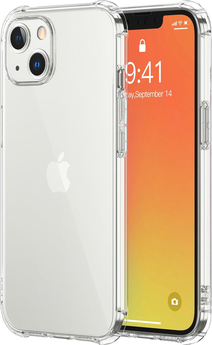 Transparant hoesje geschikt voor iPhone - Shockproof Protective Case doorzichtig siliconen hoesje geschikt voor Apple iPhone, Clear Cover, Dotted Finish Ultra Slim Soft Silicone Jelly Back Cover voor iPhone