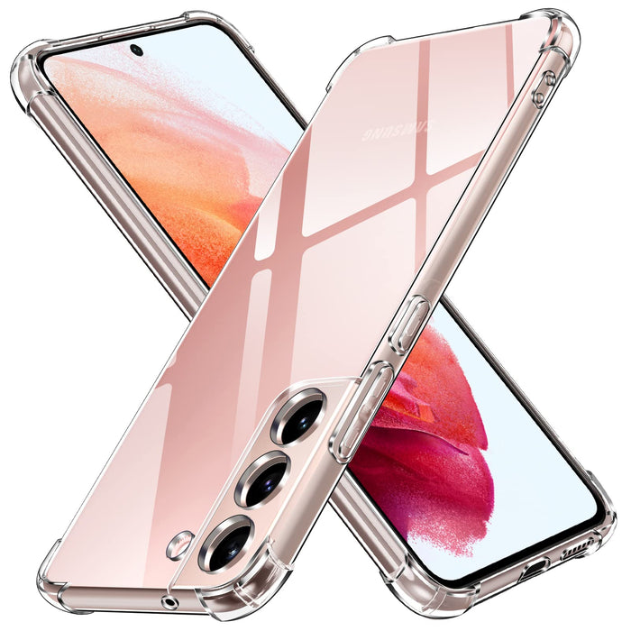 Transparant hoesje geschikt voor Androids - Transparent TPU Shockproof Protective Case doorzichtig siliconen hoesje geschikt voor Androids Clear Cover, Dotted Finish Ultra Slim Soft Silicone Back Cover voor Androids
