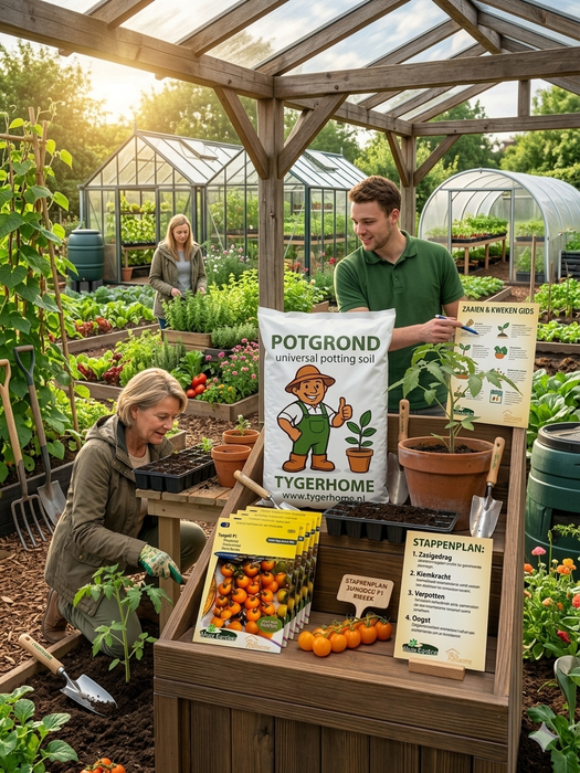 Sungold F1 Kerstomaat Zaden: Kweek Heerlijke, Zoete Gouden Kerstomaten met Sappige Textuur en Intense Smaak, Perfect voor Salades, Snacks en Mediterrane Gerechten