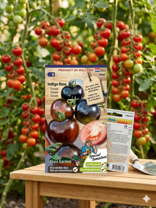 50 x Stuks Indigo Rose Tomaat Zaden: Kweek Heerlijke, Dieppaarse Tomaten met Intense Smaak, Antioxidantenrijke Schil en Stevige Textuur voor Salades en Mediterrane Gerechten (kopie)