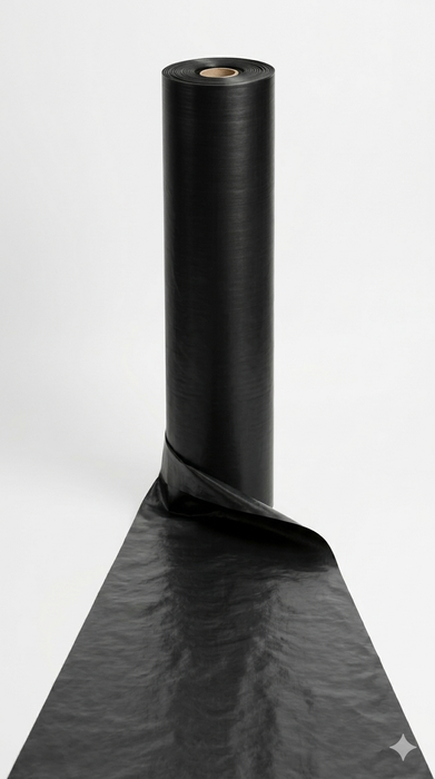 🌿 Film Anti-Racine Toiture 0,5 mm – Barrière Anti-Racine pour Toit Végétalisé & Toit en Sédum – 100 m² (4 x 25 mètres)