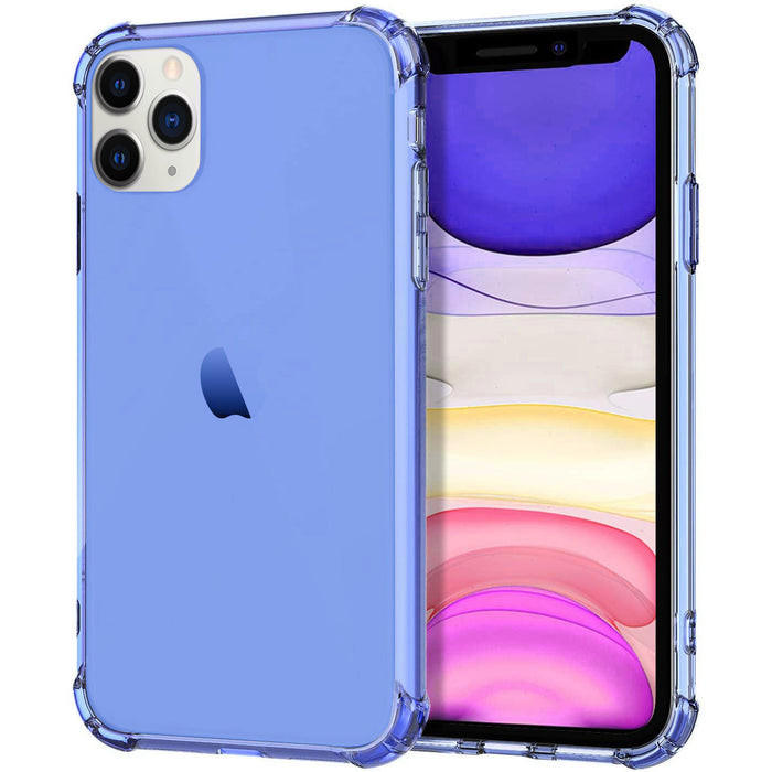 Transparant hoesje geschikt voor iPhone - Shockproof Protective Case doorzichtig siliconen hoesje geschikt voor Apple iPhone, Clear Cover, Dotted Finish Ultra Slim Soft Silicone Jelly Back Cover voor iPhone