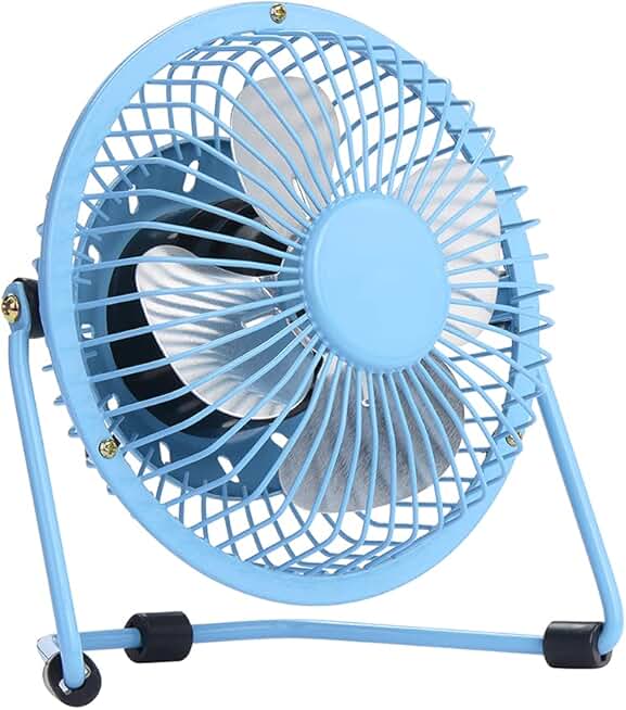 Mini Ventilator USB - Compact en Draagbaar - Stil en Krachtig - USB Aangedreven - Ideaal voor Bureau, Thuis en Reizen - Geen Batterijen Nodig