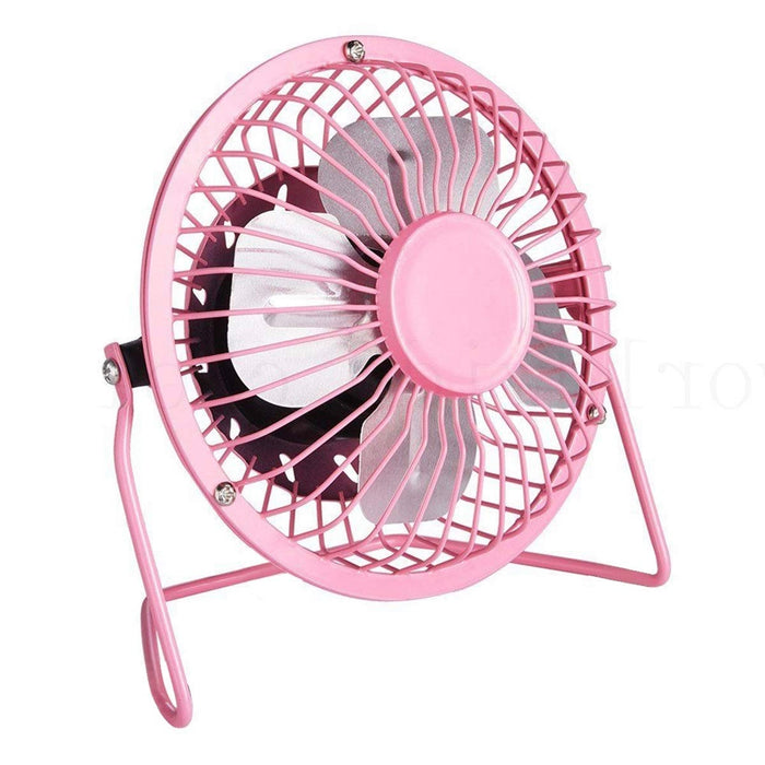 Mini Ventilator USB - Compact en Draagbaar - Stil en Krachtig - USB Aangedreven - Ideaal voor Bureau, Thuis en Reizen - Geen Batterijen Nodig