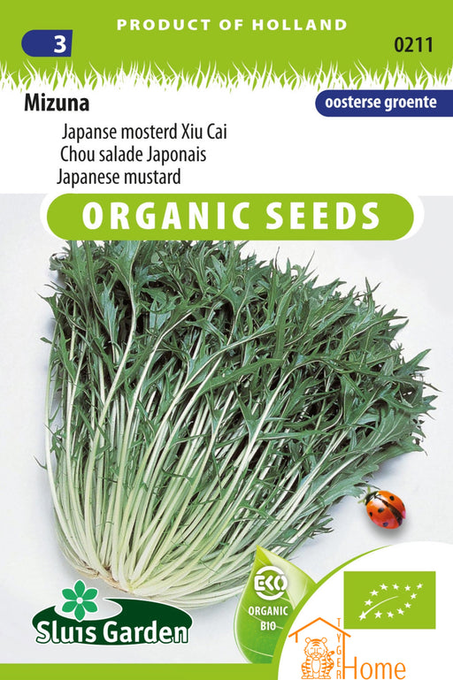 Mizuna Japanse Mosterd Xiu Cai Zaden: Kweek pittige, voedzame en smaakvolle groenten in je eigen tuin. Perfect voor roerbakgerechten, salades en gezonde maaltijden.
