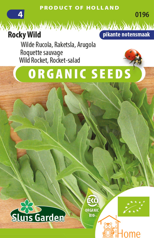 Rocky Wild Wilde Rucola Raketsla Arugola Zaden: Kweek pittige, voedzame en heerlijke rucola in je eigen tuin. Perfect voor frisse salades en smaakvolle gerechten.