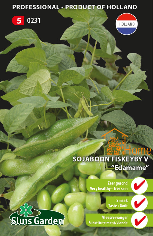 Sojaboon Fiskeby V Edamame Zaden: Kweek je eigen voedzame, heerlijke en verse edamame in je eigen tuin. Perfect voor gezonde en smaakvolle snacks en gerechten.