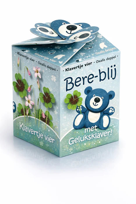 50 stuks Bere-blij met Geluksklaver – Klavertje Vier blauw (Oxalis)